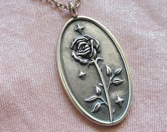 True Love Necklace - Rose Sparkle "Jij en geen ander" citaat