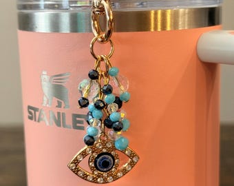 Evil Eye SparkleClip tumbler and bag charm!!