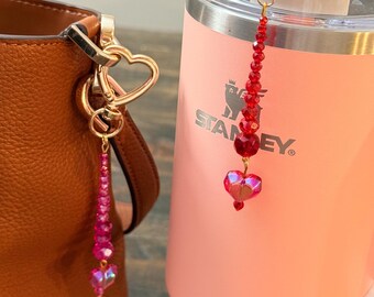 Sweetheart SparkleClip tumbler and bag charm!!
