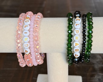 Wicked Sparkle Stack – Glinda & Elphaba Edition  - because your wrist deserves a tony award
