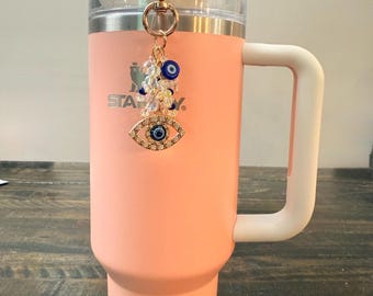 Evil Eye SparkleClip tumbler and bag charm!!