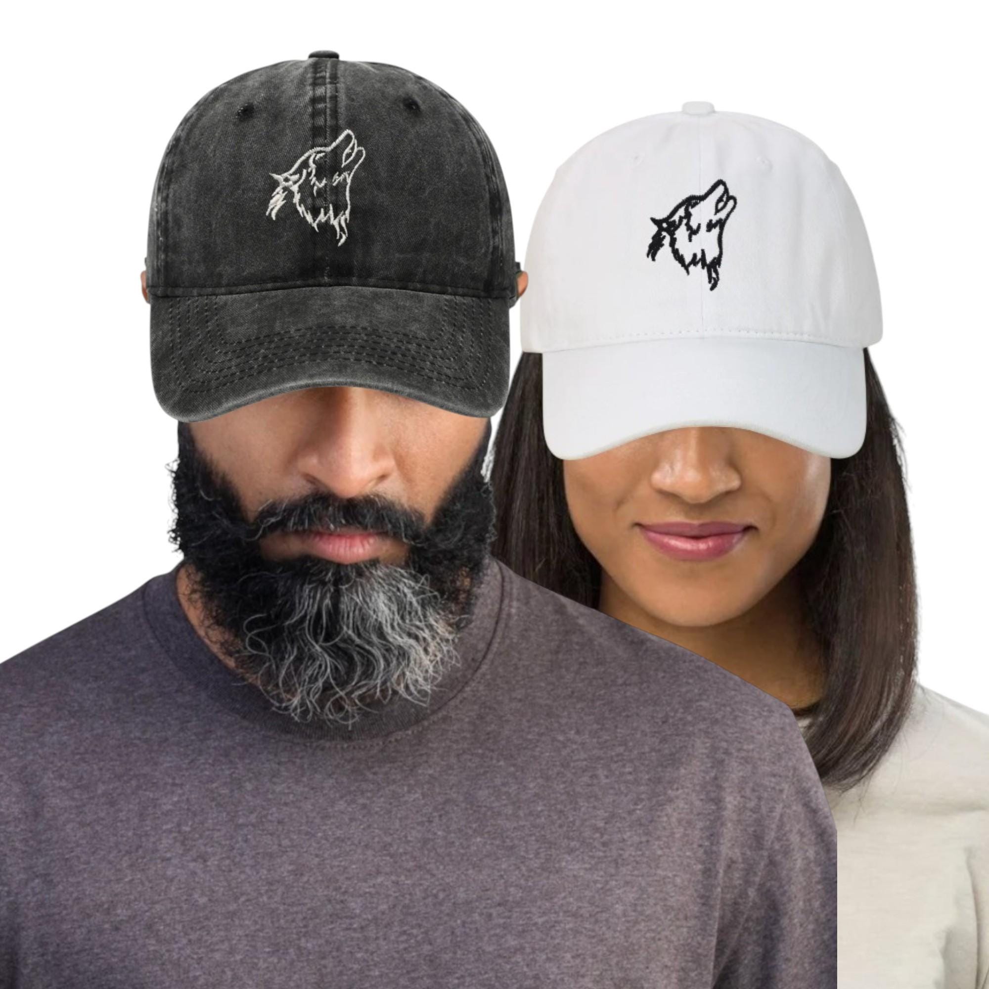 Grey wolf ball cap - Etsy 日本