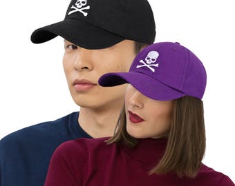 Halloween Skeleton Skull embroidered baseball cap Ghost Costume Danger style Cap