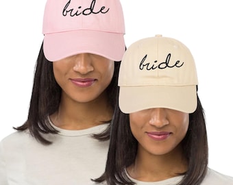 Bride Hat wedding Bachelorette Party embroidered Baseball Cap Bridal Shower Hat