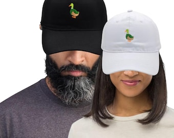 Duck Hat Silly Goose Embroidered baseball cap geese on the loose beach vacation