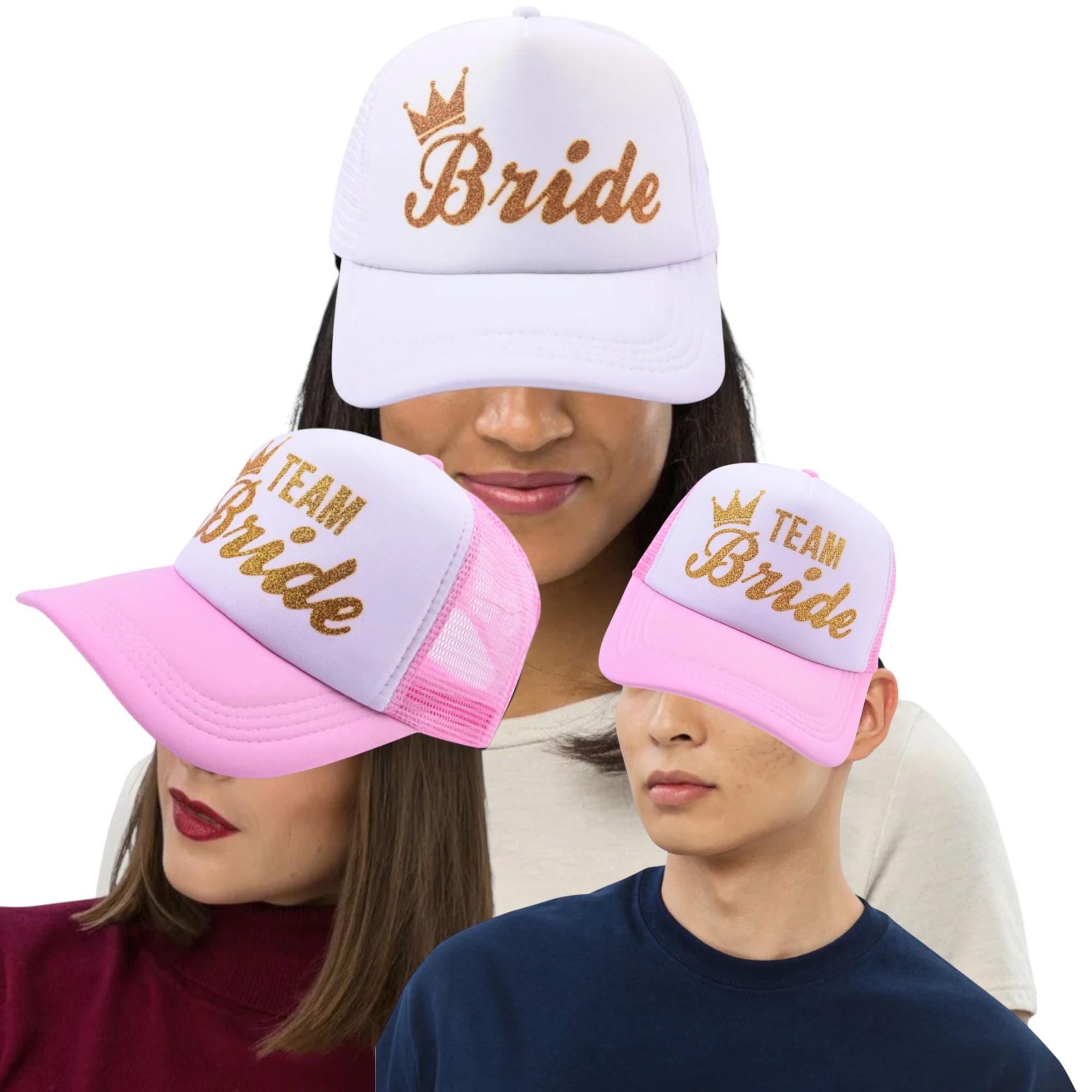 Bride Hat Team Bride Cap Bachelorette Party Print Trucker  display picture 1