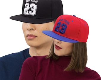 America New York 23 Embroidered Snapback Baseball Cap USA patch Patriotic Pride