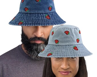 Miu Miu Handmade Crochet Straw Bucket Hat Colorful Floral Summer Sun Hat Bucket hats, crochet textures, bold colors, and playful  main image 2
