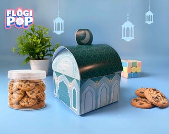 Printable Eid Gift Box, Eidi Gift Box for Kids, Mosque Candy & Money Box, Eid Mubarak Gift Holder, Ramadan Kids Gift, svg dxf png pdf jpeg