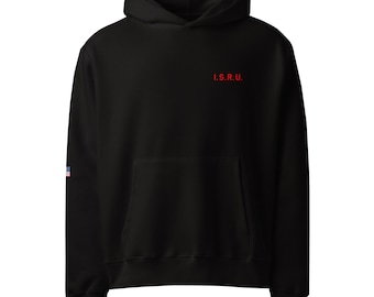 Tom Sachs Inspired ISRU Summer Camp Hoodie – Black Screen Printed NASA Space Exploration Pullover with Quote “The Reward for Good Work”