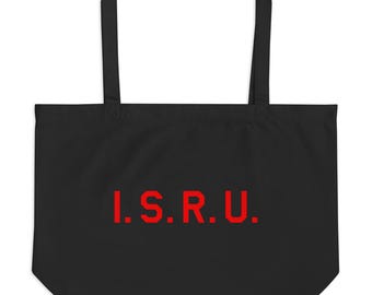 Tom Sachs Inspired ISRU Black Tote Bag: NASA Space Camp Design