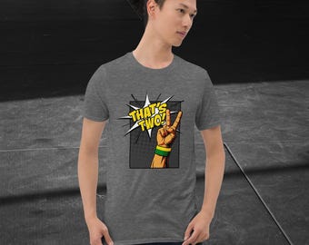 That's Two, Black Belt, Short-Sleeve Unisex BJJ T-Shirt