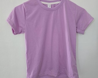Uniseks blanco sublimatie-T-shirt voor kinderen maat 5