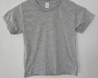 Uniseks blanco sublimatie-T-shirt voor peuters maat 3t