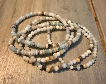 Beaded bracelet stack