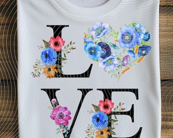 Boho Valentine Liebe PNG, Retro Valentines, Herz liebt Png, Vday Shirts, Sublimationsdesign