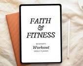 Fitness Workout Journal – Wellness Spiritual Inspirational Quotes Faith Prayer Log