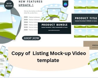 Mock-up Video Template Bundle for Product Promotion