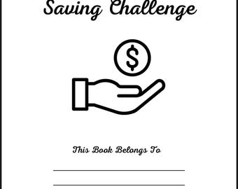 12 Week Saving Challenge Book, Printable Money Saving Goal Tracker, Digital Budget Planner, Finance Tracker PDF, Cash Savings Challenge