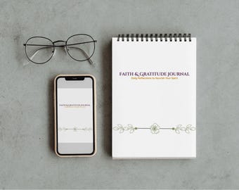 Christian Gratitude Journal: Prayer, Scripture, and Healing (Printable)