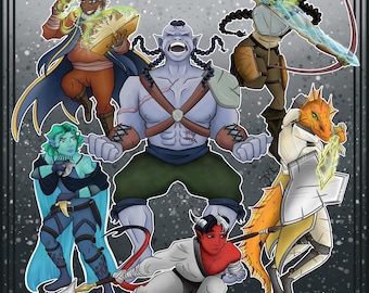DND Character Art Commission / Unique / Custom