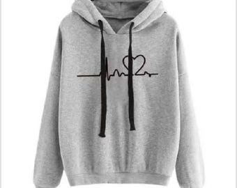 Herzschlag Hoodie