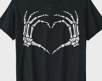 Skelett Hand Herz