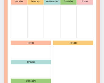 Lesson plan template