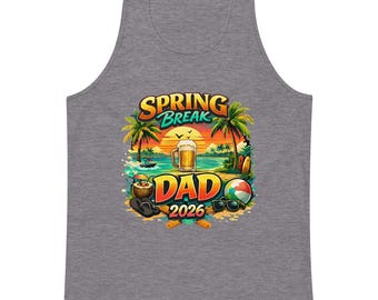 Spring Break Dad 2026 Men’s Premium Tank Top