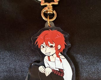ZENO Keychain / Maeno Aki & Tsugino Haru - Etsy