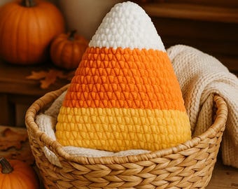 Eenvoudig haakpatroon snoepmaiskussen – geschikt voor beginners – Halloween-herfsthuisdecoratie pdf