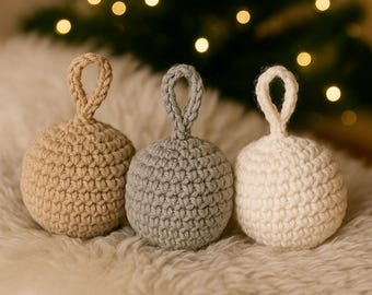 Patroon gehaakte kerstbal: eenvoudig kerst DIY (pdf-patroon)