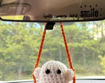 Patroon gehaakt spookschommelbedel: voor beginners geschikte amigurumi (pdf-patroon)