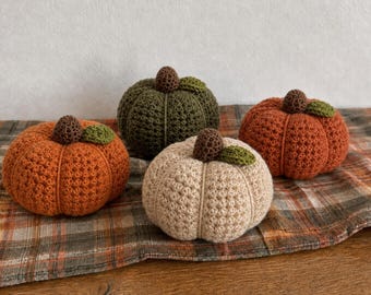 Crochet Pumpkin Pattern PDF: Easy Beginner Amigurumi Fall Decor (Instant Download