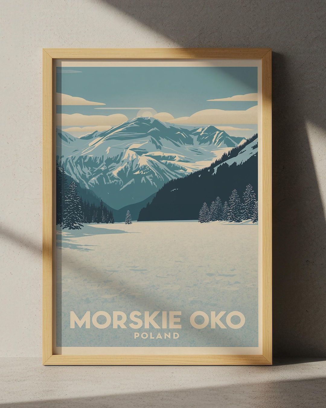Morskie Oko Poland Travel Poster: Tatra …