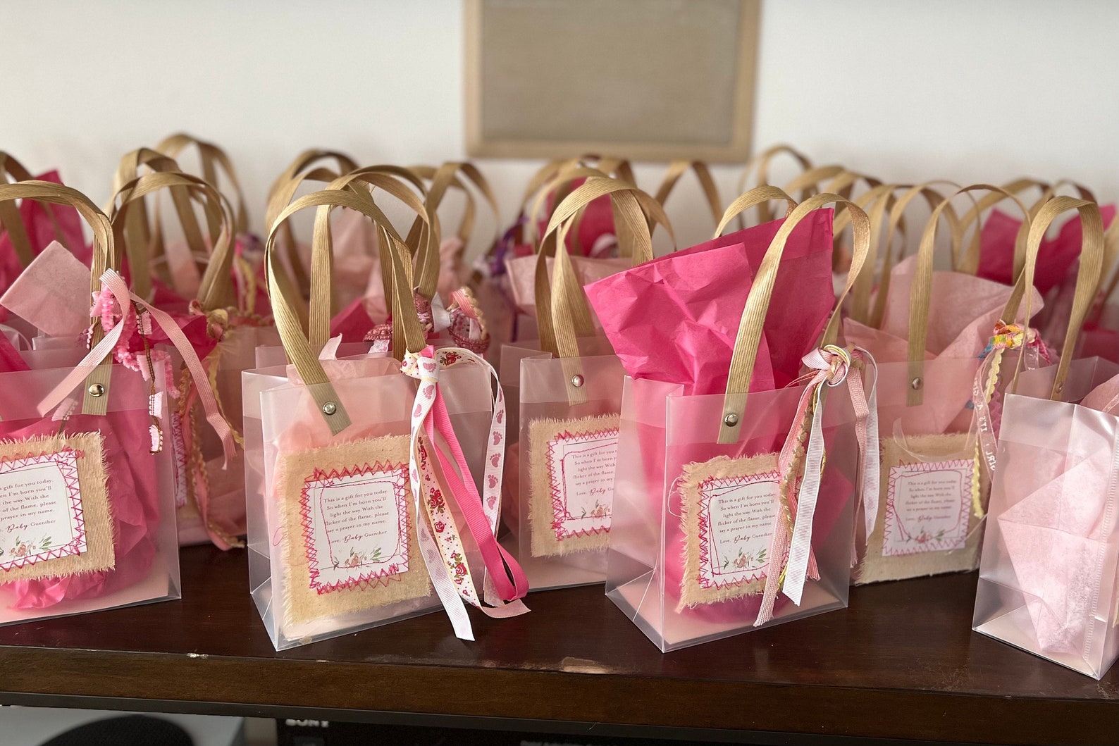 Candle Baby Shower Tags Boy or Girl Baby Shower Favor Tag Etsy