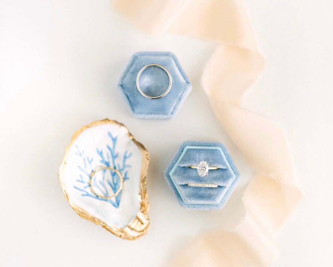 Declaration Oyster Shell Ring Dish Holder Sel Et Poivre Etsy France