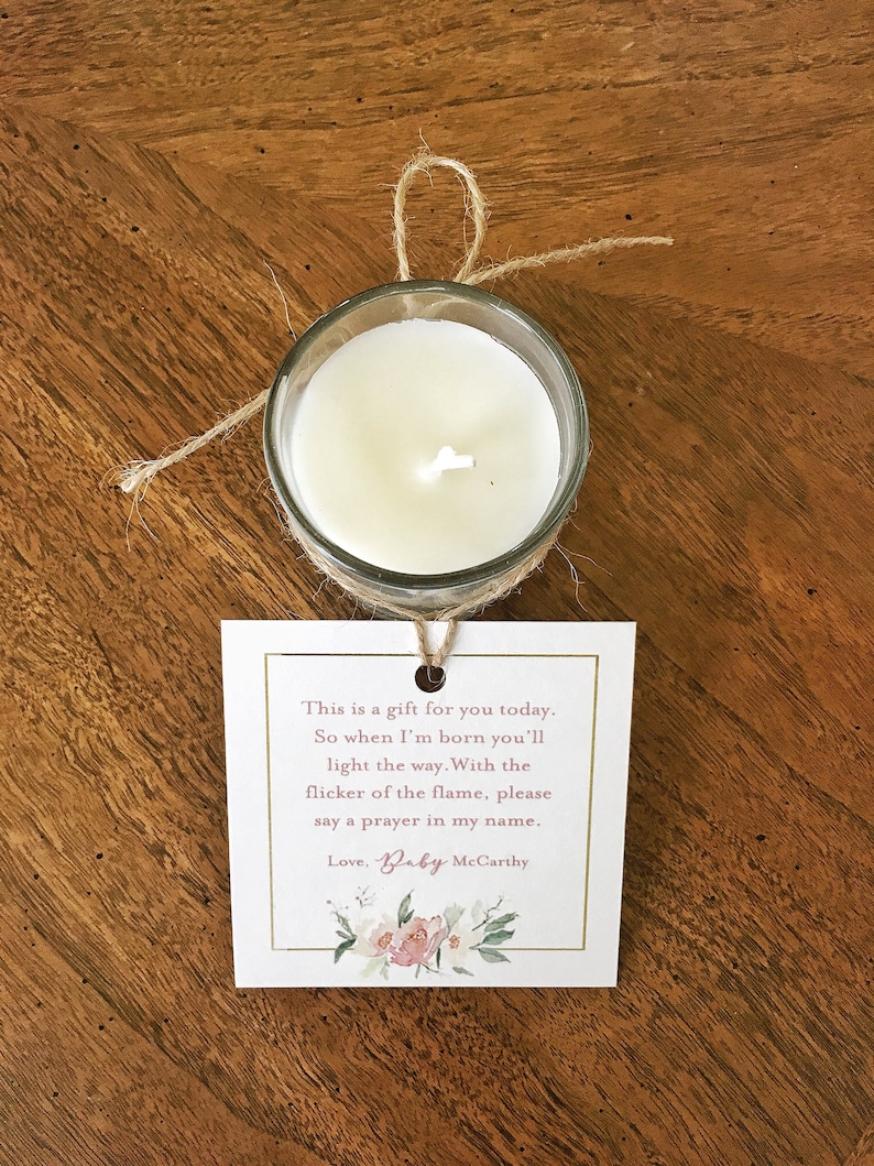 Candle Baby Shower Tags Boy or Girl Baby Shower Favor Tag Etsy Canada