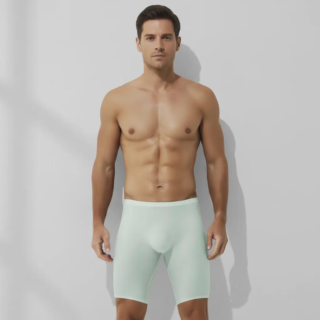 Slip Homme String En Soie Glacée - Taille Basse élégant - Poids Recommandé 40-80kg - Neuf Avec étiquettes