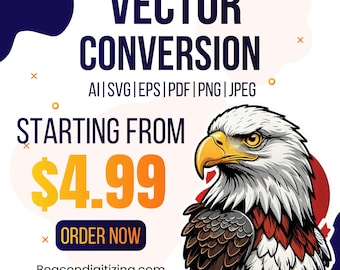 Vector Conversion | Raster To Vector | Vector Tracing SVG | Manual Vector | Custom SVG | High Resolution Logo (Digital File)