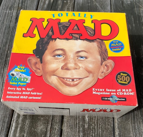 Mad Magazine 7 CD-ROM Set, 1950-1999, IOB, Toilet Paper, Mousepad
