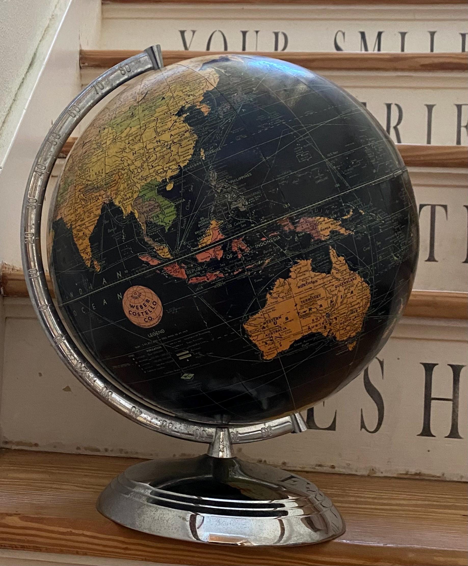 90's VINTAGE BLACK OCEAN GLOBE USA製 Black Ocean Globe 8