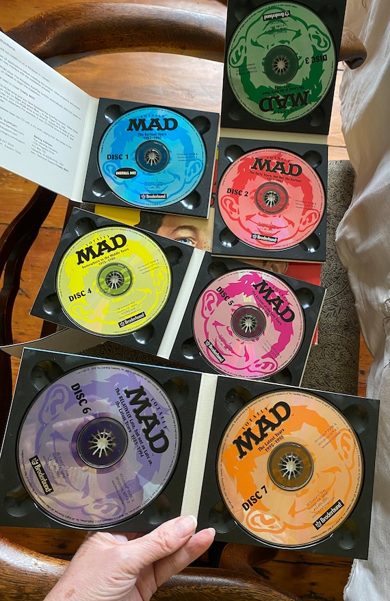 Mad Magazine 7 CD-ROM Set, 1950-1999, IOB, Toilet Paper