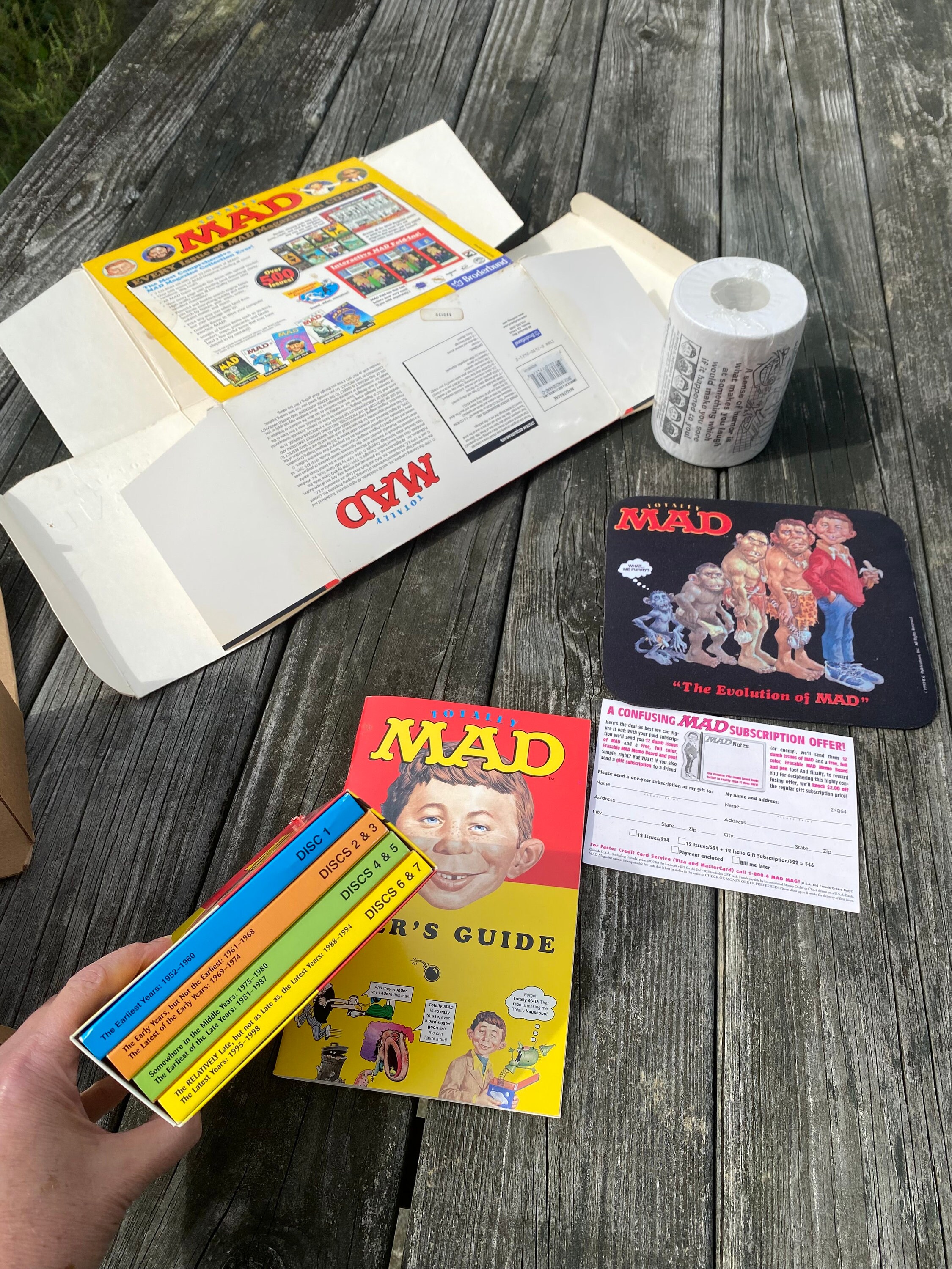 Mad Magazine 7 CD-ROM Set, 1950-1999, IOB, Toilet Paper, Mousepad, Users Guide, Collectors Item - Etsy Mad Magazine 7 CD-ROM Set, 1950-1999, IOB, Toilet Paper, Mousepad, Users Guide, Collectors Item - Etsy
