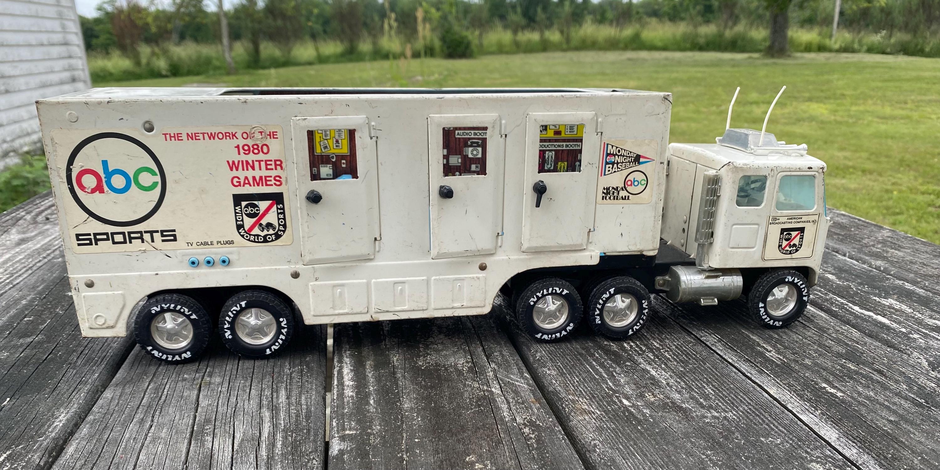 Nylint 1980s ABC Sports Production Trailer, Winter Olympics, Wide