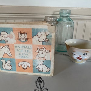 Animals For Me by Lois Lenski, Vintage Children&#39;s Hardcover Book