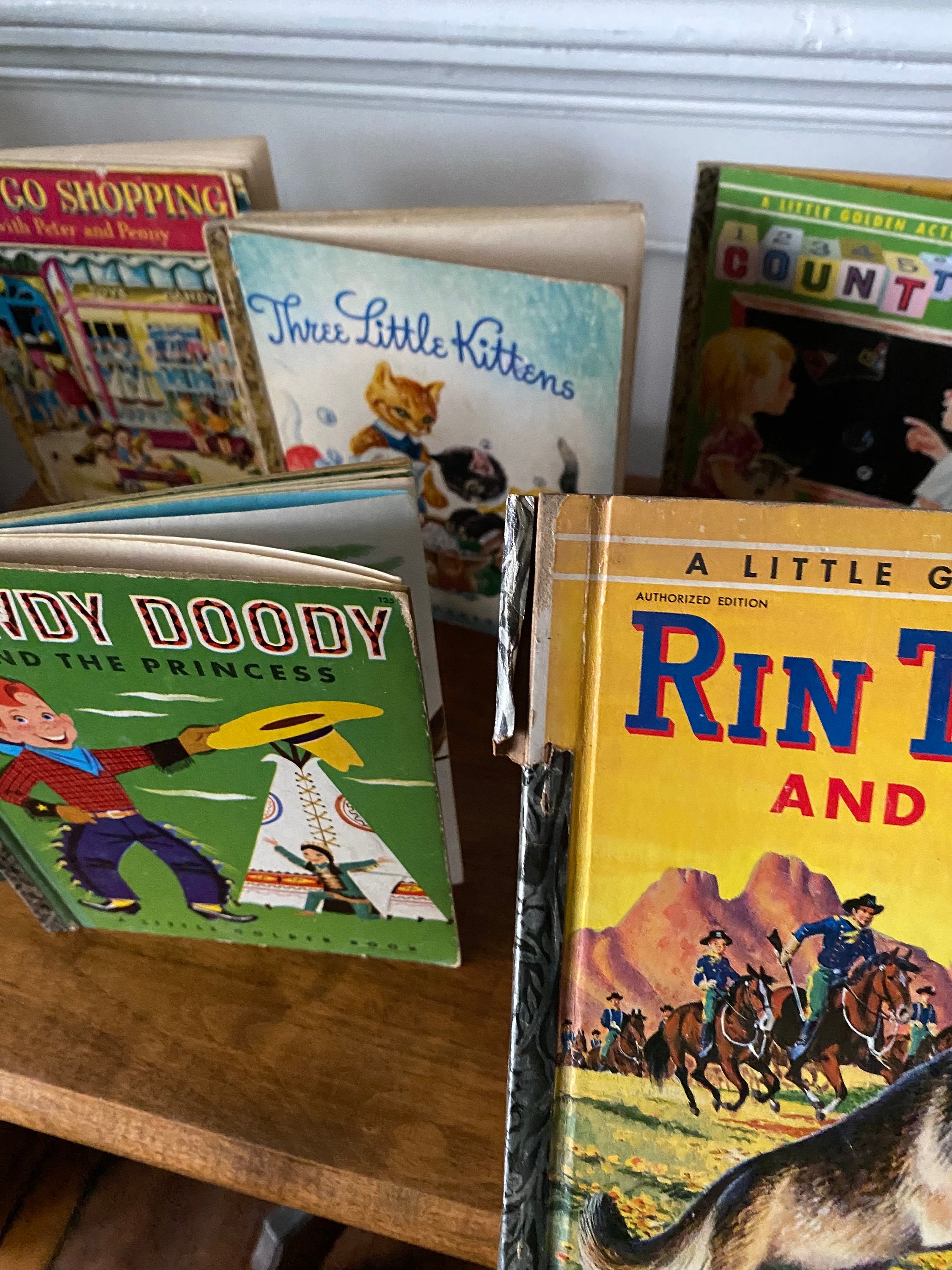 Vintage Little Golden Books Set 1940s50s Collectible Children's Books