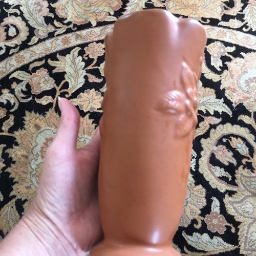 Van Briggle Columbine rare brown matte glaze shops vase
