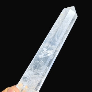 Quartzo Lemuriano Transparente - Ponta de Cristal Facetada - Torre Lm -10