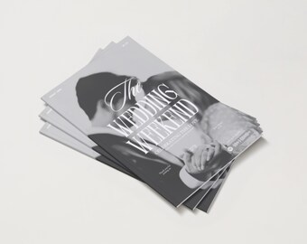 ウェディングウェルカムマガジンテンプレート | Canva編集可能、12ページ（デジタル）